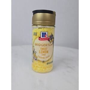 McCormick x Bridgerton 3.45 oz Finishing Sugar Bottle, Sweet Lemon NEW